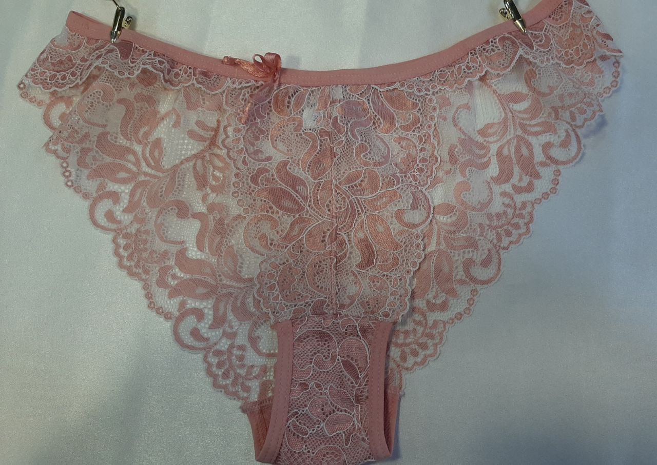 شورت تک کمر دانتل رنگی زنانه با پارچه گیپور کشی و فاق نخی