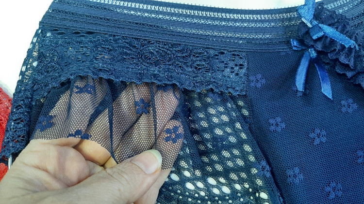 تصویر شورت تمام گیپور زنانه , فانتزی , به همراه ران بند سایز XL - فروشگاه ماهپوشاندرویر