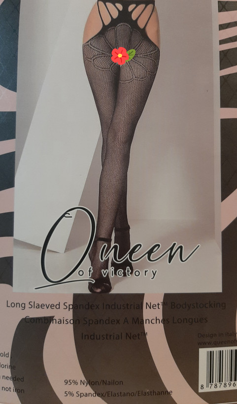 تصویر جوراب شلواری فیشنت فاق باز زنانه بغل باز ، کد KW112، برند Queen Of Victory - فروشگاه ماهپوشاندرویر