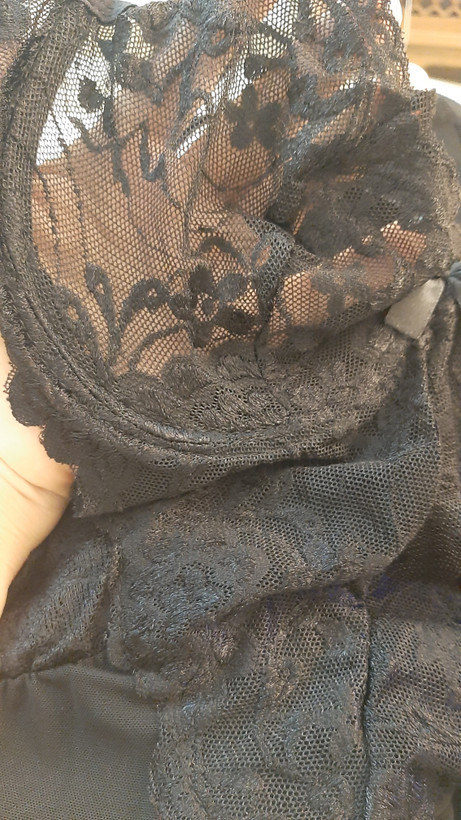 تصویر لباس خواب زنانه ،فانتزی ،هارنس دار ، دامن دار ، با شورت لامبادا ، رنگ مشکی کد 2094 - فروشگاه ماهپوشاندرویر