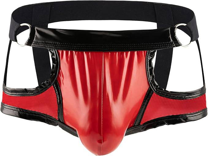 شورت مردانه فانتزی قرمز Rhino - مدل پشت باز کد 826