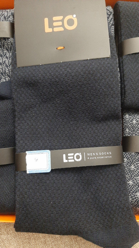 جوراب مردانه ، ساقدار، طرح دار ، برند لئو (LEO) ، با 6 رنگ متنوع