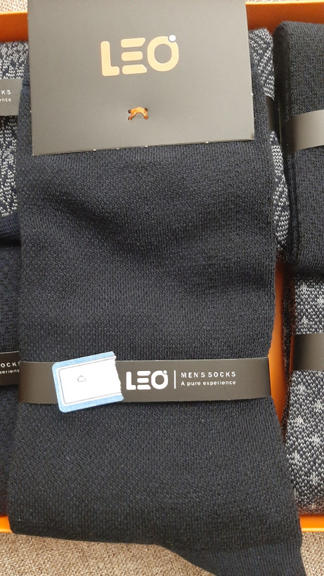 جوراب مردانه ، ساقدار، طرح دار ، برند لئو (LEO) ، با 6 رنگ متنوع